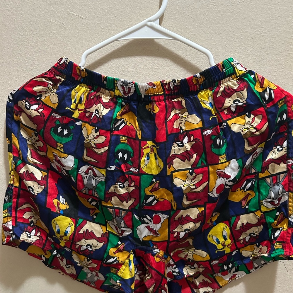 Vintage Looney Tunes Mania Mens Silk Boxers - Picture 3 of 3